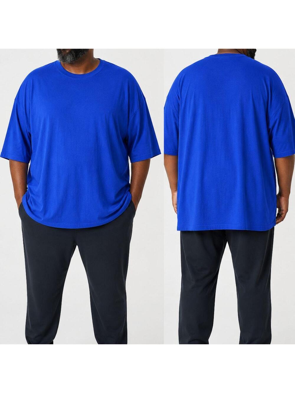 Hanes Men's Blue Tshirt